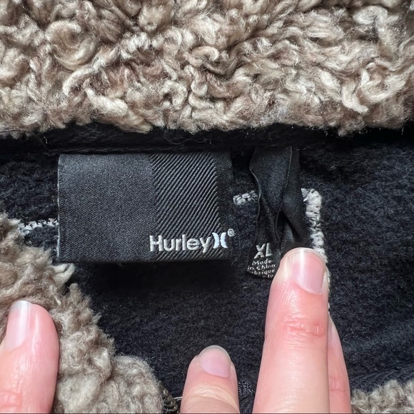 Hurley Men’s Zip Mock Neck Sweater​ - Picture 6 of 6